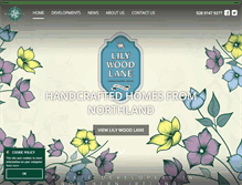 Tablet Screenshot of northland-developments.co.uk